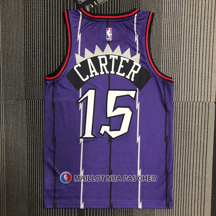 Maillot Tornto Raptors Vince Carter NO 15 Classic Edition Volet